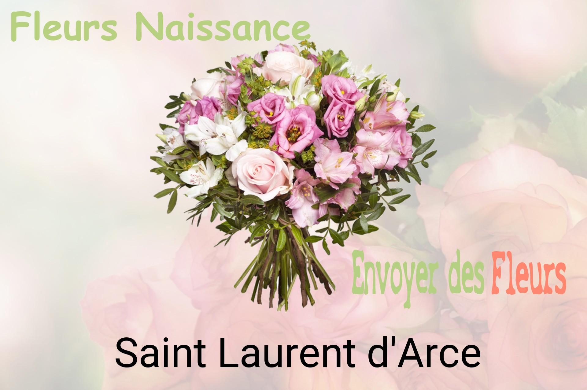 Bouquet de fleurs de naissance livré à Saint-Laurent-d'Arce